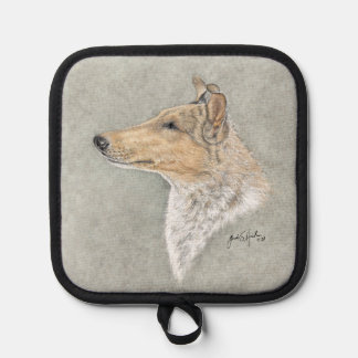 Smooth Sable Collie Art Pannenlap