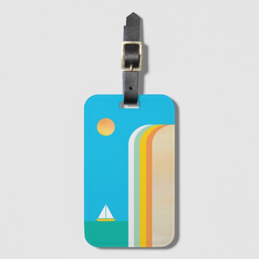 Smooth Sailin Bagagelabel (Voorkant (verticaal))