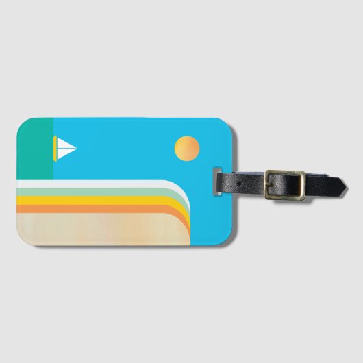 Smooth Sailin Bagagelabel (Voorkant (horizontaal))