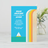 Smooth Sailin Party Invite Kaart (Staand voorkant)