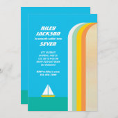 Smooth Sailin Party Invite Kaart (Voorkant / Achterkant)