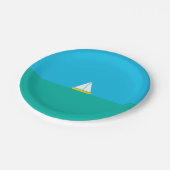 Smooth Sailin Party Plates Papieren Bordje (Gekanteld)