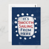 Smooth Sailing from Here Briefkaart (Voorkant / Achterkant)