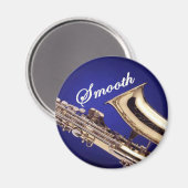 Smooth Saxophone Magneet (Voorkant / Achterkant)