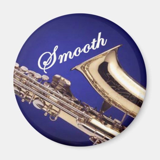 Smooth Saxophone Magneet (Voorkant)