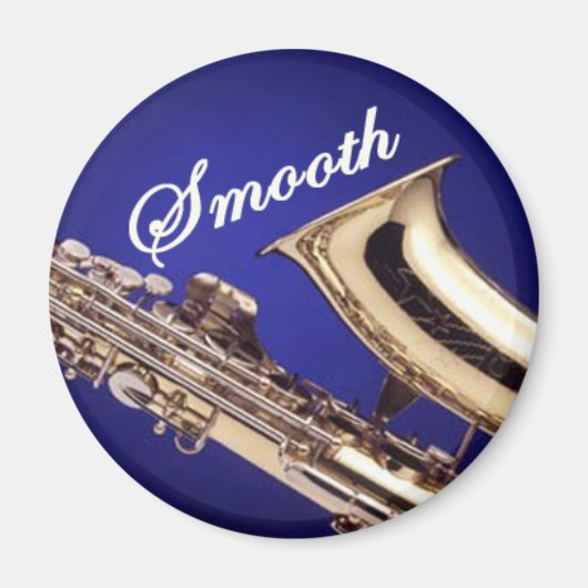 Smooth Saxophone Magneet (Voorkant)
