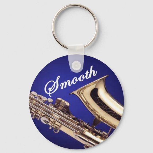 Smooth Saxophone Sleutelhanger (Voorkant)