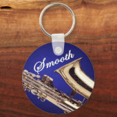 Smooth Saxophone Sleutelhanger (Voorkant)