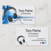 Smooth Sound Engineer - Muziek Visitekaartje (Voorkant / Achterkant)