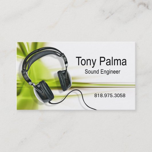 Smooth Sound Engineer - Muziek Visitekaartje (Voorkant)