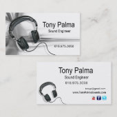 Smooth Sound Engineer - Muziek Visitekaartje (Voorkant / Achterkant)