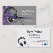 Smooth Sound Engineer - Muziek Visitekaartje (Voorkant / Achterkant)