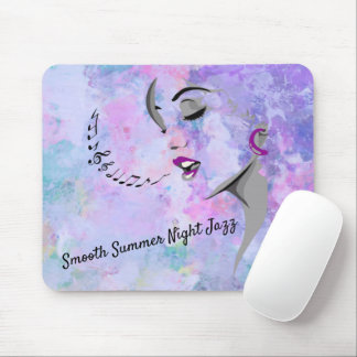 Smooth Summer Night Jazz Abstracte Lavender Muismat