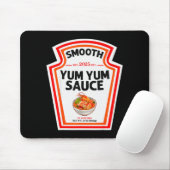 Smooth Yum Yum Sauce Condiment Costume Matching Muismat (Met muis)