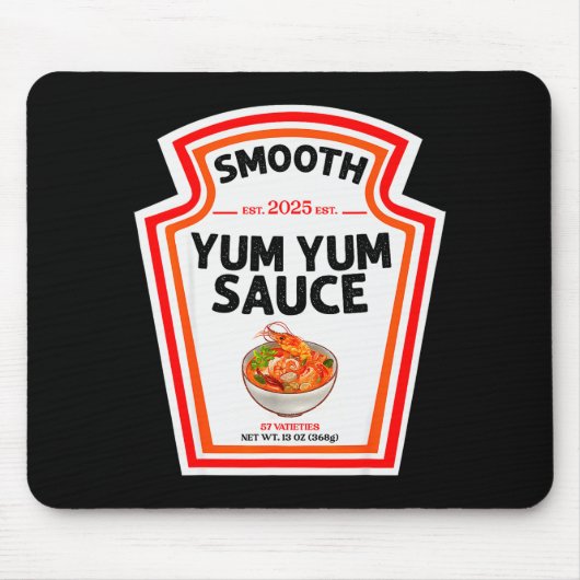 Smooth Yum Yum Sauce Condiment Costume Matching Muismat (Voorkant)