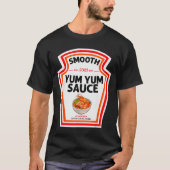 Smooth Yum Yum Sauce Condiment Costume Matching T-shirt (Voorkant)