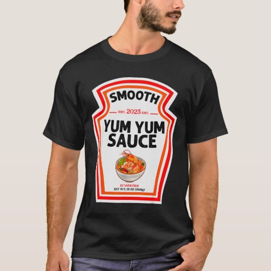 Smooth Yum Yum Sauce Condiment Costume Matching T-shirt (Voorkant)
