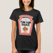 Smooth Yum Yum Sauce Condiment Costume Matching  T-shirt (Voorkant)