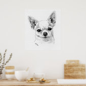 Smoothcoat Chihuahua Champion Poster (Keuken)