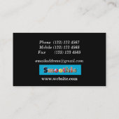 Smoothie Cafe / Juice bar visitekaartje (Achterkant)