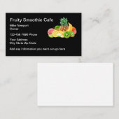 Smoothie Cafe Thema Modern Visitekaartje (Voorkant / Achterkant)