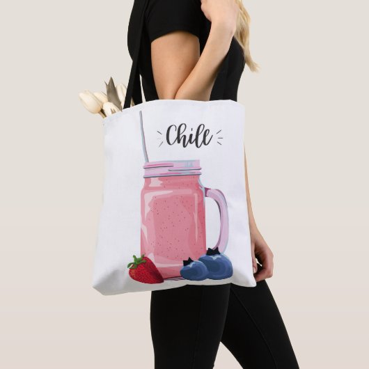 Smoothie-canvas tas (Dichtbij)