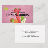 Smoothie Drink en fruit Visitekaartje (Voorkant / Achterkant)