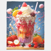 Smoothie Fleece Deken (Voorkant)