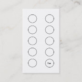 Smoothie & Juice Bar Visitekaartje Loyalty Kaart (Voorkant)