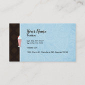 Smoothie Juices-visitekaartjes Visitekaartje (Achterkant)