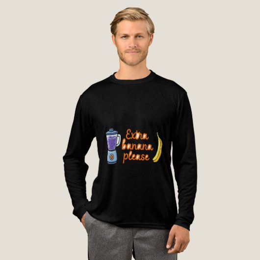 Smoothie liefhebber Tri-Blend shirt (Voorkant)