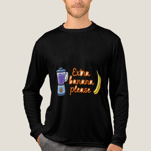 Smoothie Lover Tri-Blend Shirt (Voorkant volledig)