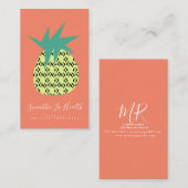 Smoothie Melk Schudde Pop Pananas Visitekaartje (Voorkant / Achterkant)