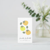 Smoothie Milkshake Fruit Mango Citroenen Visitekaartje (Staand voorkant)