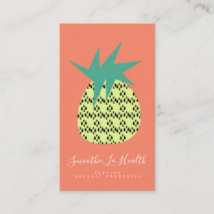 Smoothie Milkshake Fruit Pop Ananas Visitekaartje
