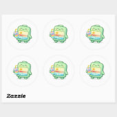 Smoothie Pauze Ronde Sticker (Vel)