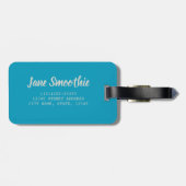 Smoothie sap drank mango sinaasappel kiwi cadeau bagagelabel (Achterkant horizontaal)