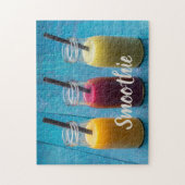 Smoothie sap drink mango oranje kiwi gift legpuzzel (Verticaal)
