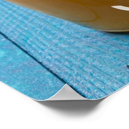 Smoothie sap drink mango oranje kiwi gift poster (Hoek)