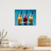 Smoothie sap drink mango oranje kiwi gift poster (Keuken)