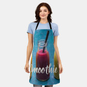 Smoothie sap drink mango oranje kiwi gift schort (Gedragen)