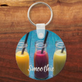 Smoothie sap drink mango oranje kiwi gift sleutelhanger (Voorkant)