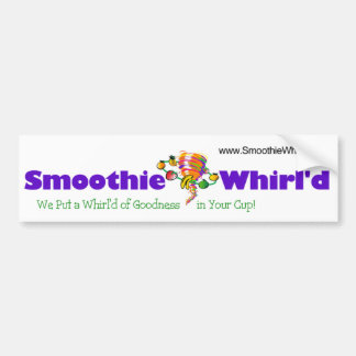 Smoothie Whirl'd Bumpersticker