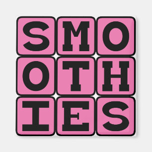 Smoothies, Gezonde Fruitsappen Magneet