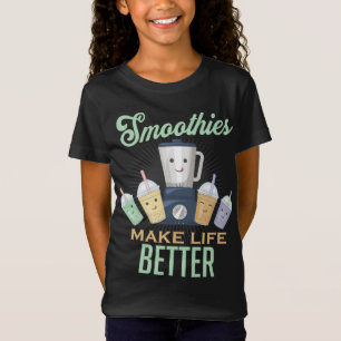 Smoothies maken het leven beter blender fruit groe t-shirt