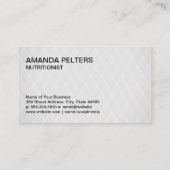 Smoothies | Voedingsdeskundige Visitekaartje (Achterkant)