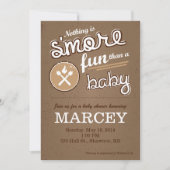 S'more Baby shower Invitation Kaart (Voorkant)