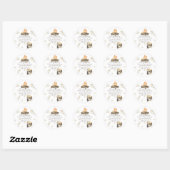 S'more baby shower - Label voor gebedskaars (Vel)