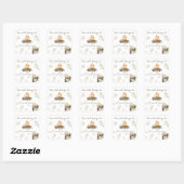 S'more babyfeest - dit boek is van vierkante sticker (Vel)