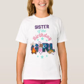 S'more Birthday Girl Sister shirt Camping (Voorkant)